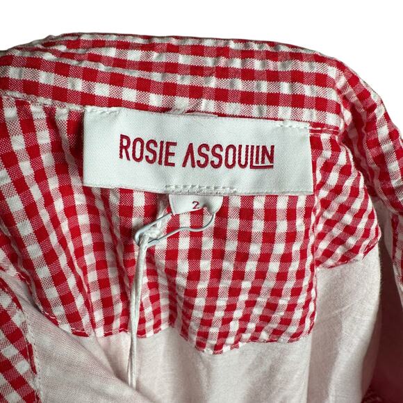 ROSIE ASSOULIN Boogie Woogie Bugle Boy Dress in Seersucker Gingham Women's 2 NWT - Picture 8 of 13